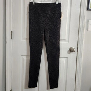NWT JOLT juniors elastic waist pull on animal print stretchy leggings medium